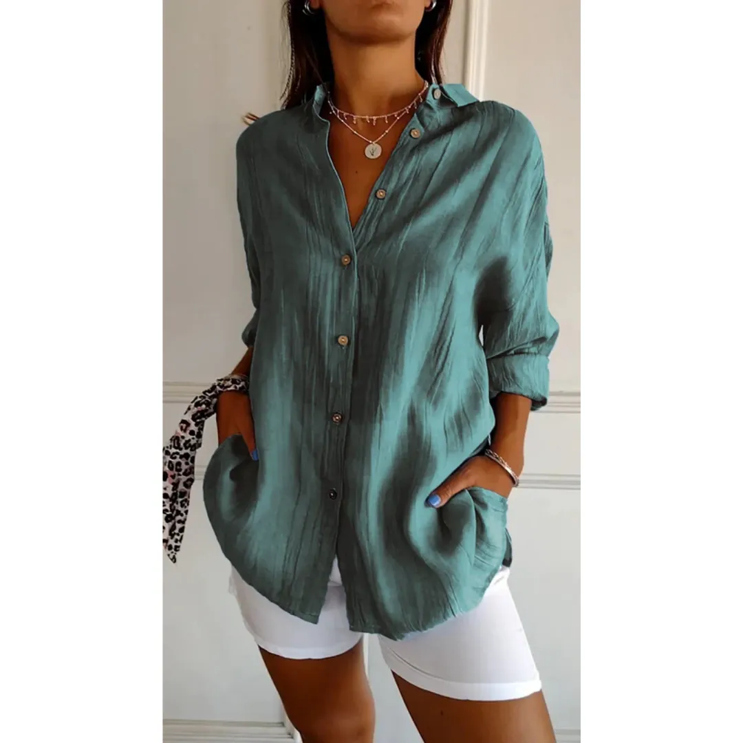 Women's Casual Beach Shirt | Long Sleeve