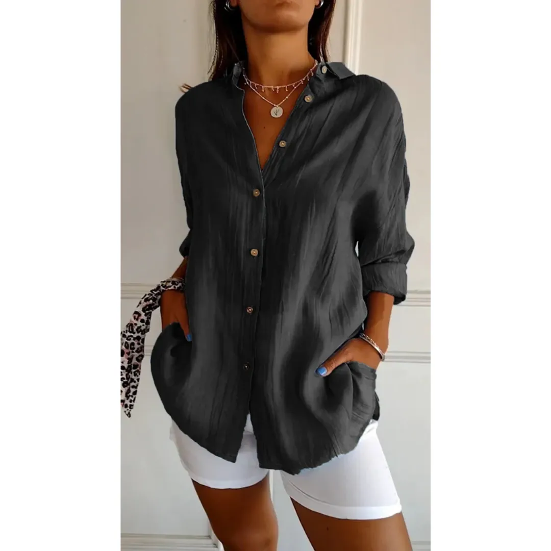 Women's Casual Beach Shirt | Long Sleeve