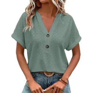 Women's Casual Summer Blouse | Short Sleeve