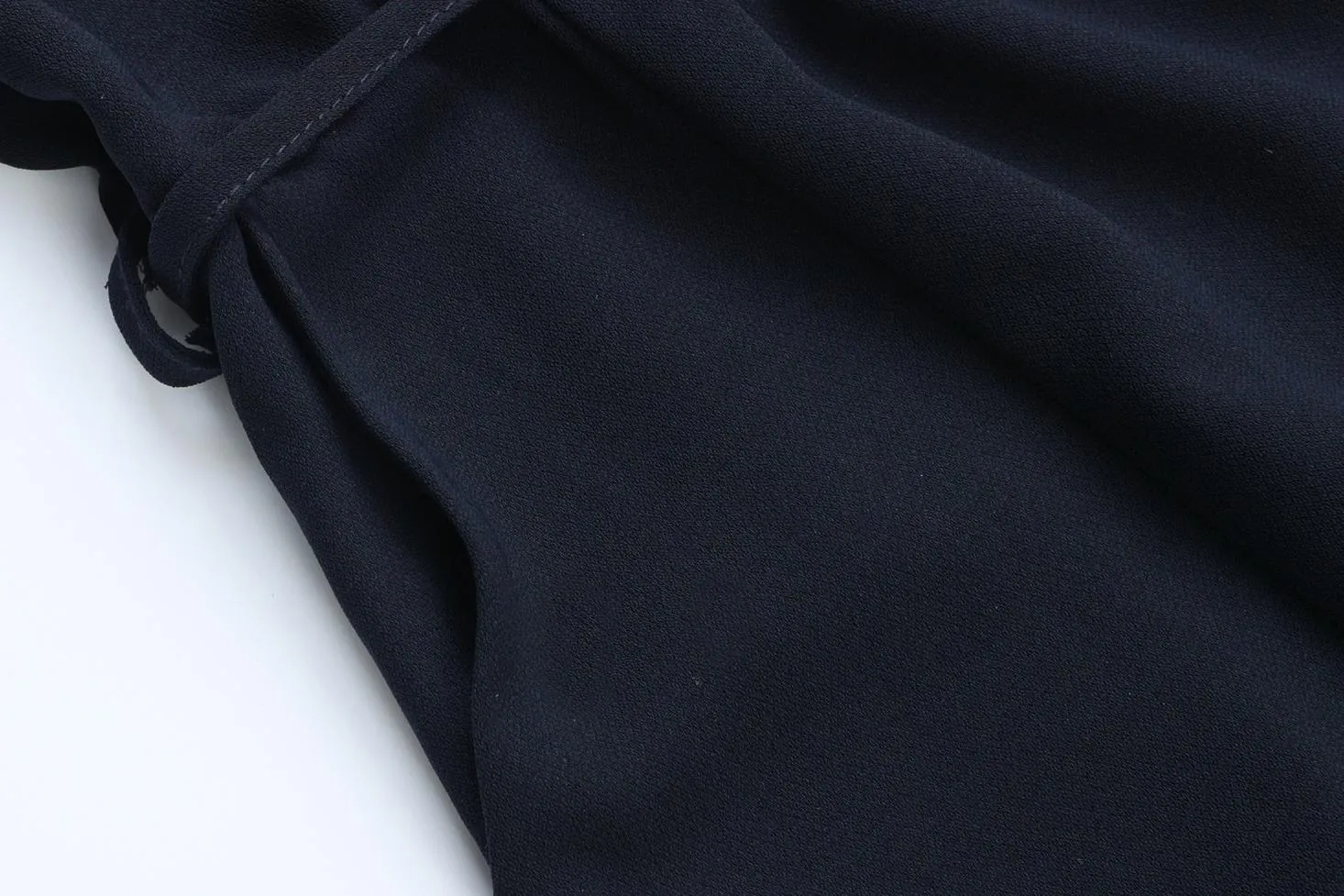 Women's Chic Solid Jersey Dress to Hide Belly and Enhance Waist