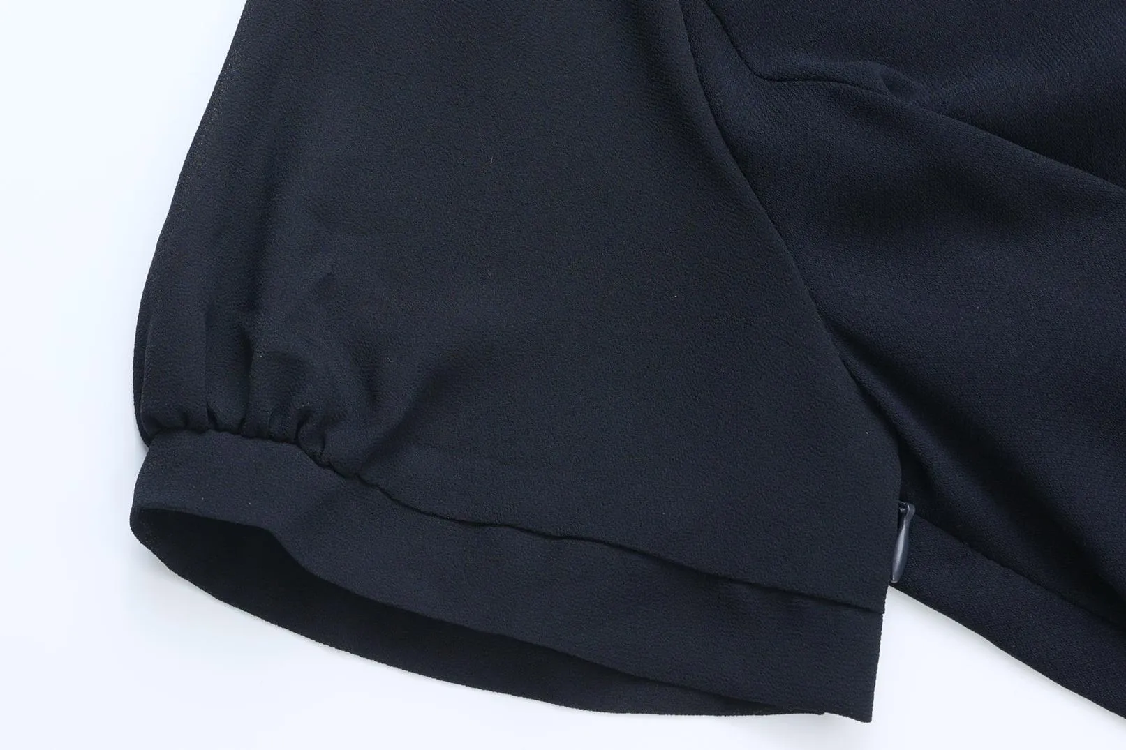 Women's Chic Solid Jersey Dress to Hide Belly and Enhance Waist