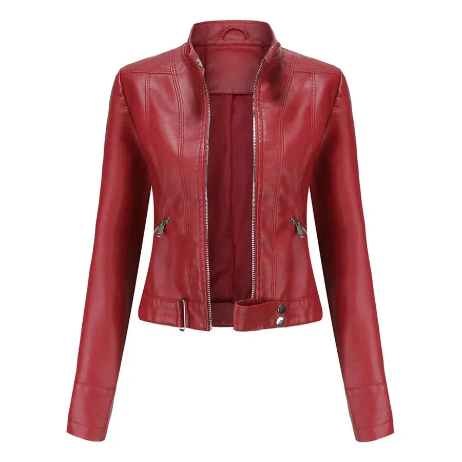 Women's Nadia Vegan Jacket: Timeless Style and Comfort