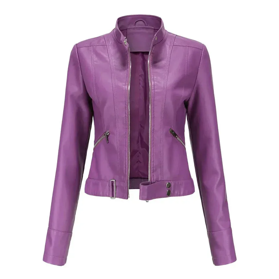 Women's Nadia Vegan Jacket: Timeless Style and Comfort