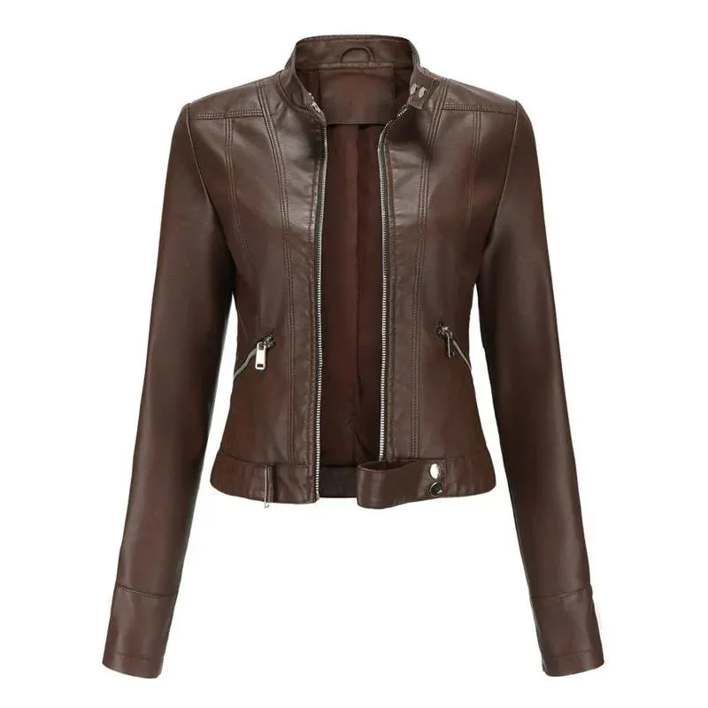Women's Nadia Vegan Jacket: Timeless Style and Comfort
