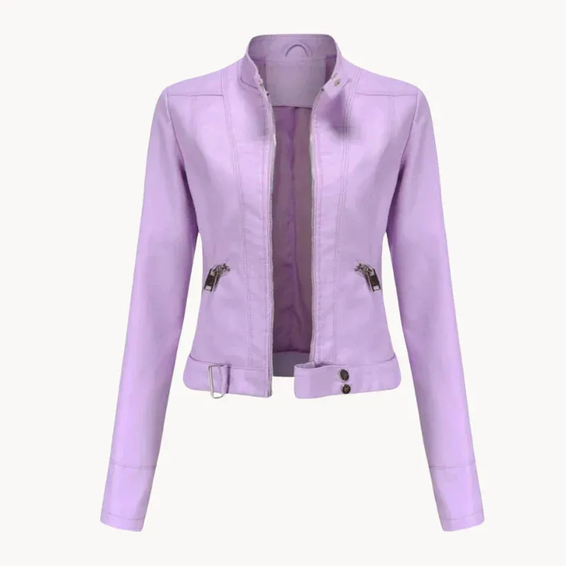 Women's Nadia Vegan Jacket: Timeless Style and Comfort