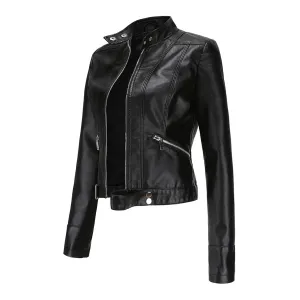 Women's Nadia Vegan Jacket: Timeless Style and Comfort