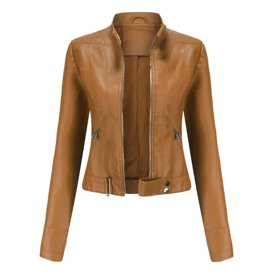 Women's Nadia Vegan Jacket: Timeless Style and Comfort