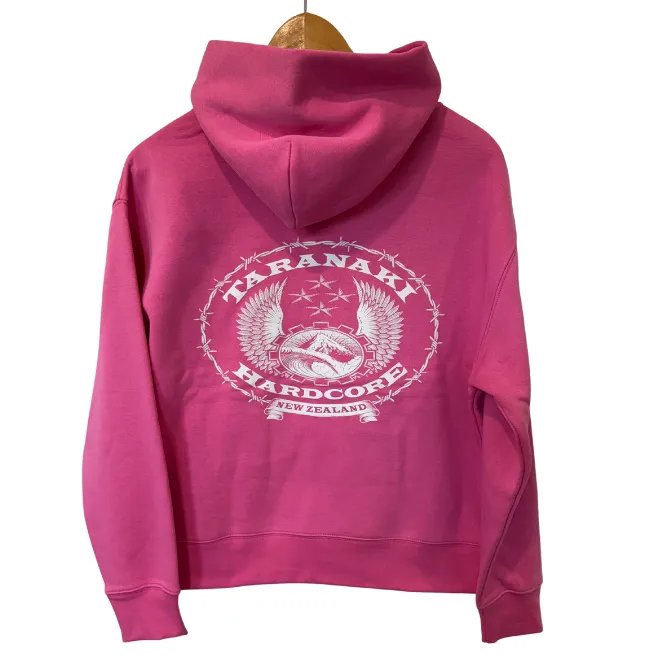 Womens Relaxed Sketch Hood - Pink