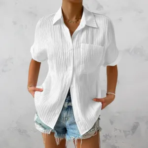 Women's Short Sleeve Summer Shirt | Casual