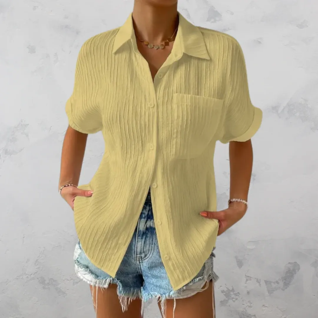 Women's Short Sleeve Summer Shirt | Casual