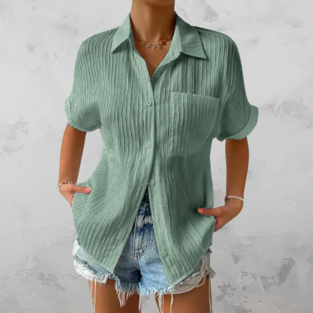 Women's Short Sleeve Summer Shirt | Casual