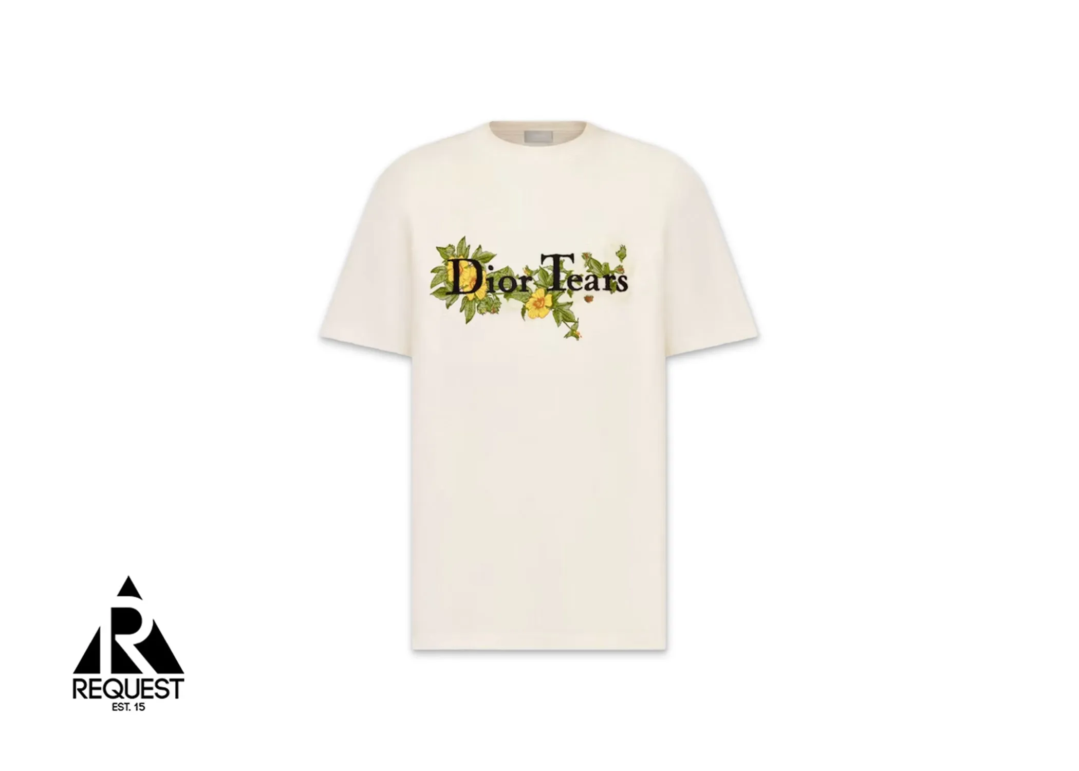 X Dior Relaxed-Fit Logo Tee "White"