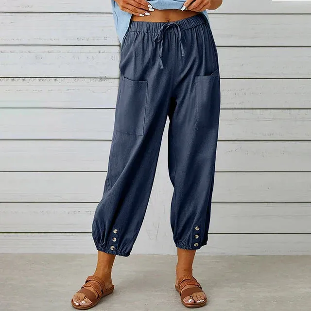Yara | Relaxed Fit Pants | Comfort & Style | Trendy Details