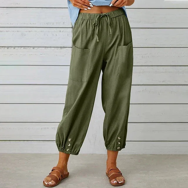Yara | Relaxed Fit Pants | Comfort & Style | Trendy Details