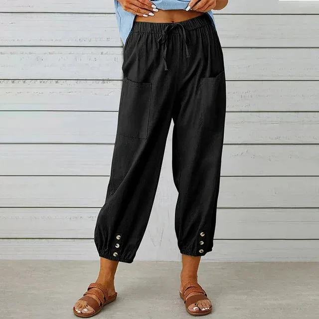 Yara | Relaxed Fit Pants | Comfort & Style | Trendy Details