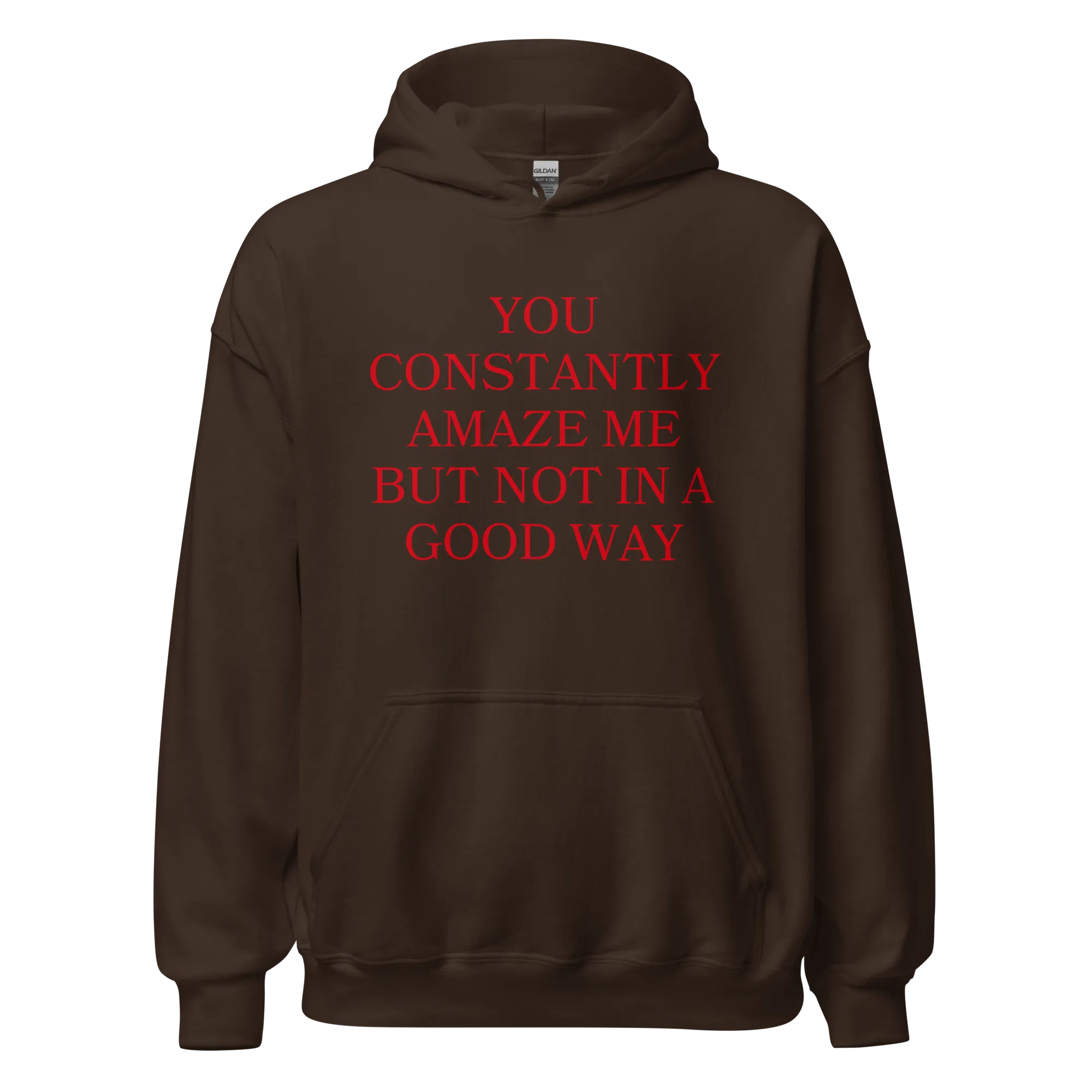 You Constantly Amaze Me But Not In A Good Way Hoodie