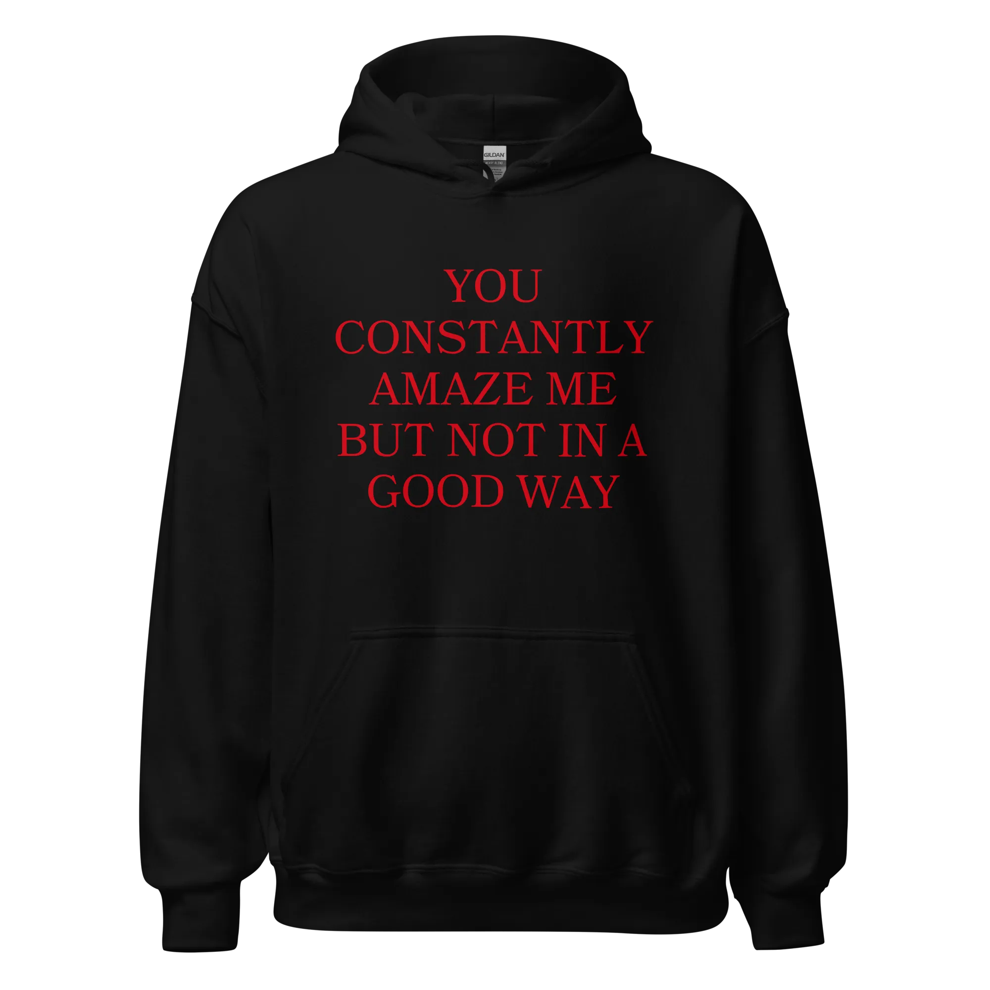 You Constantly Amaze Me But Not In A Good Way Hoodie