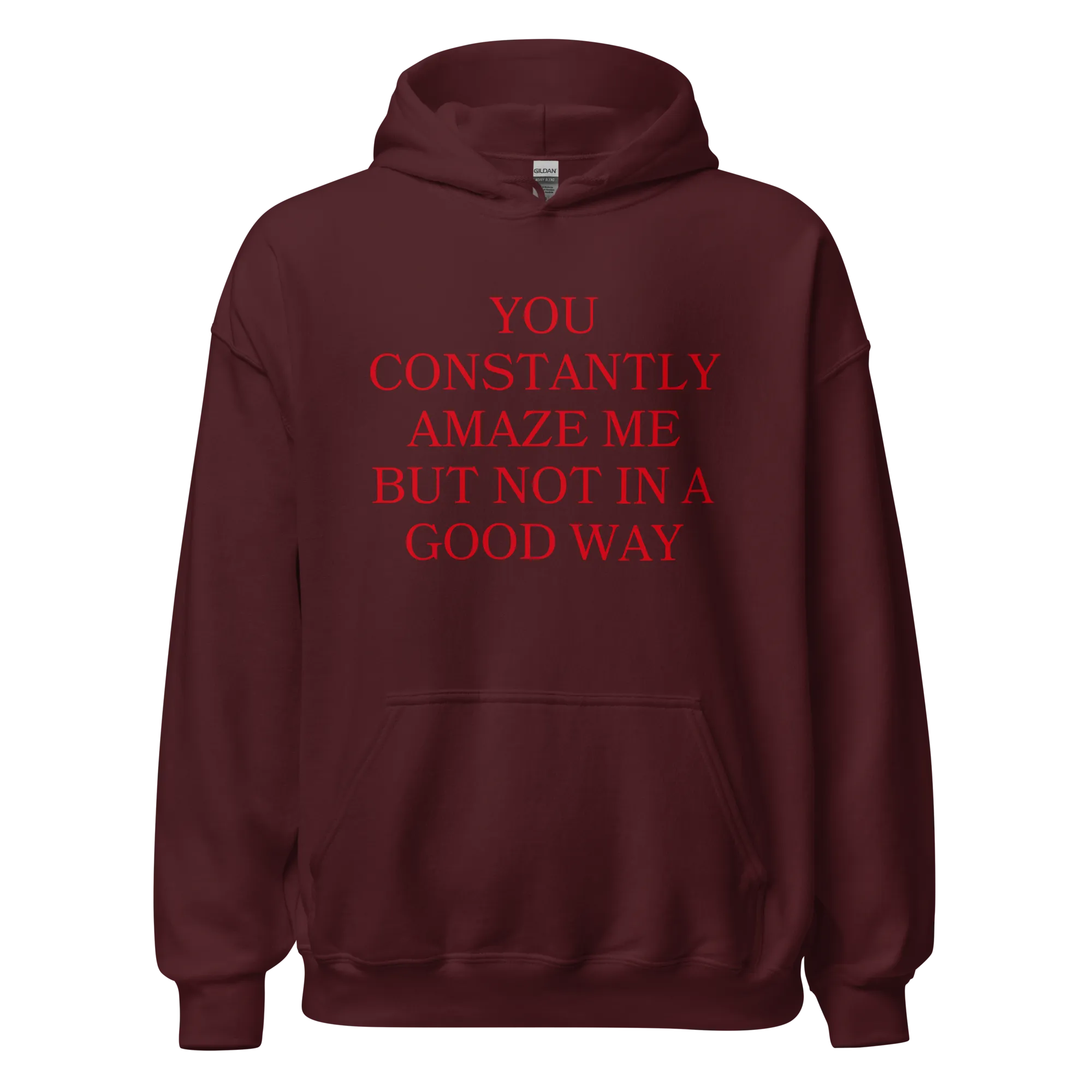 You Constantly Amaze Me But Not In A Good Way Hoodie