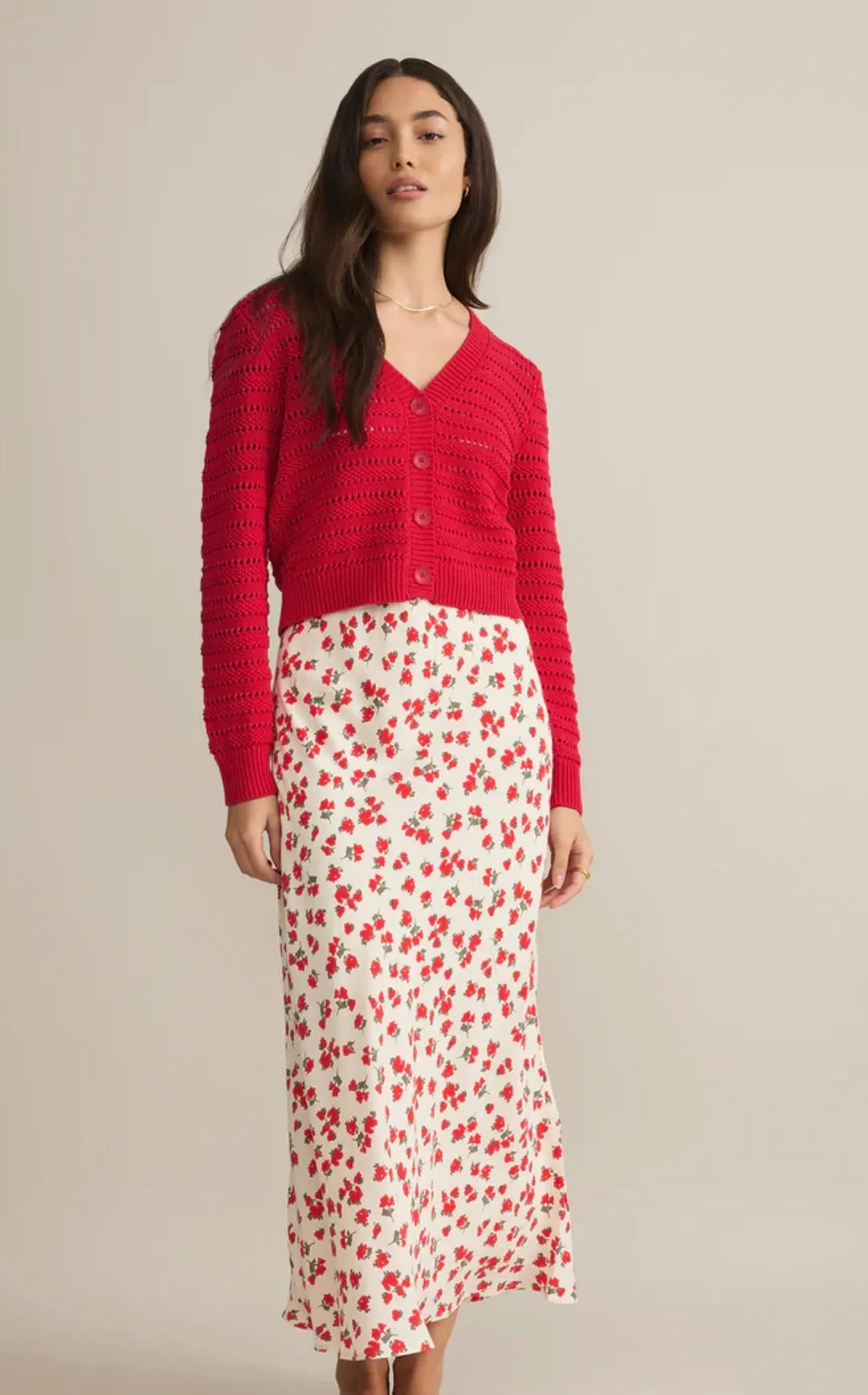 Z SUPPLY - Hana La Rosa Ditsy Maxi Dress