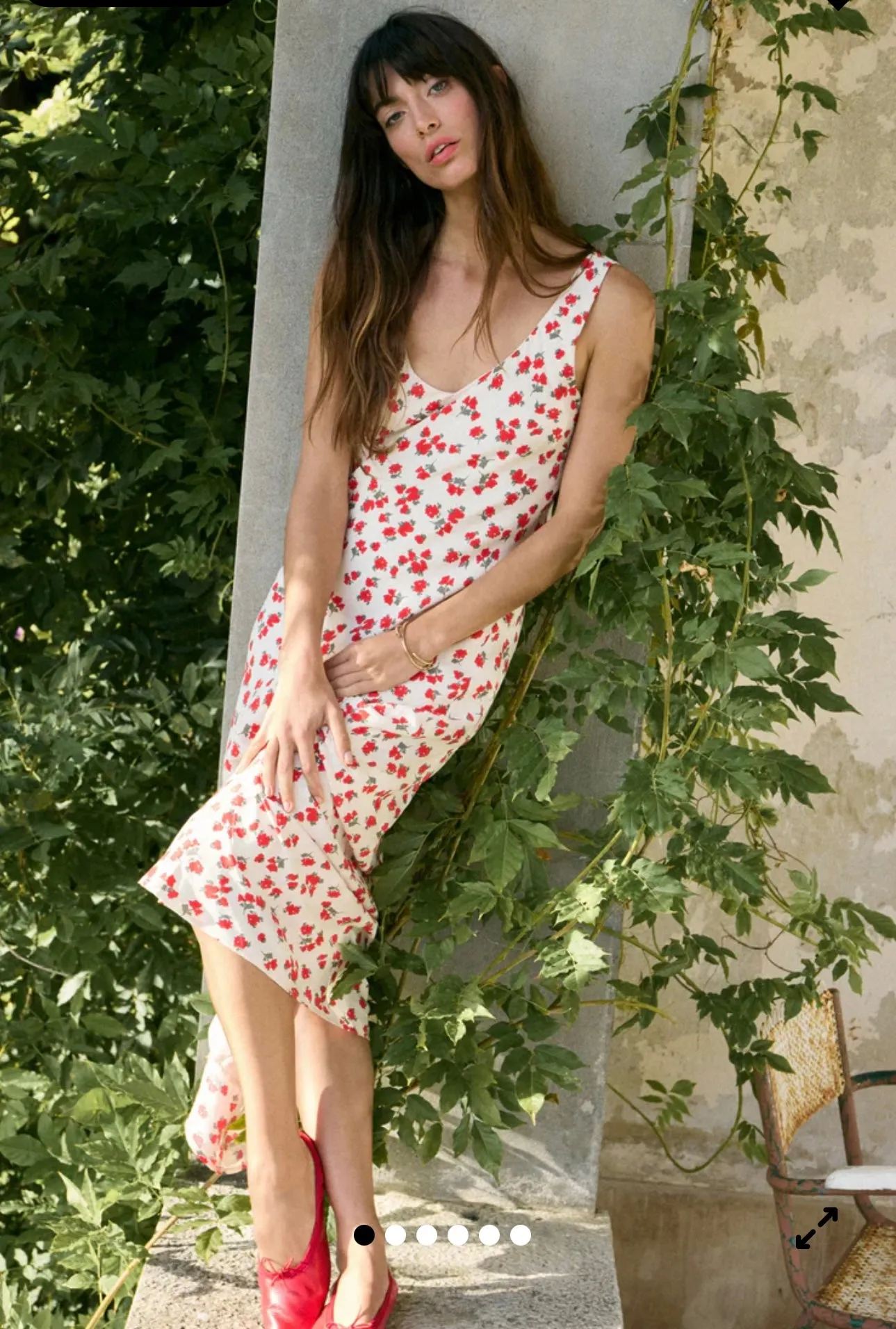 Z SUPPLY - Hana La Rosa Ditsy Maxi Dress