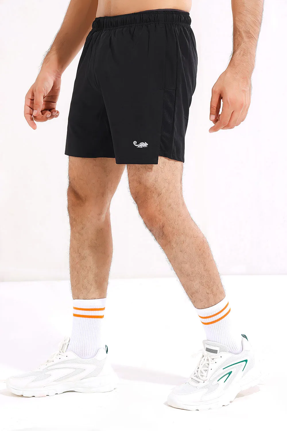 ZED Black Active Gym Performance Shorts
