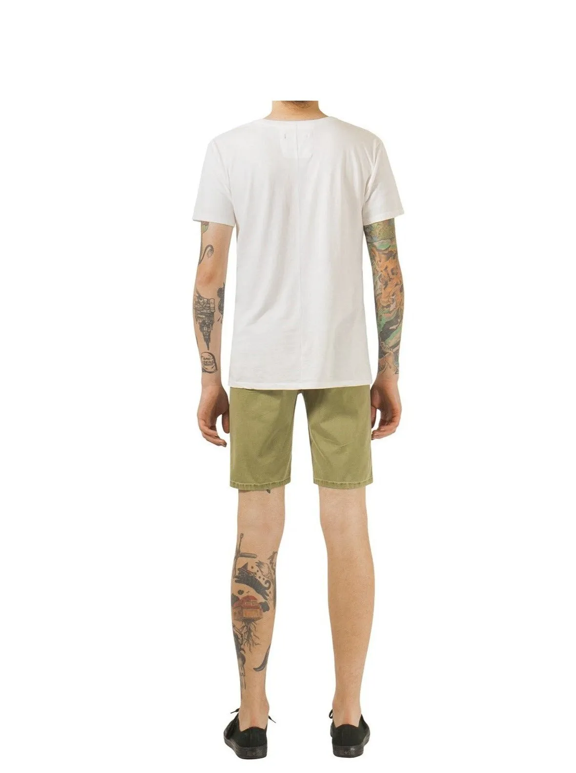 ZIGGY Denim - Starvin Marvin Chino Shorts - Sunbleached Pesto Part