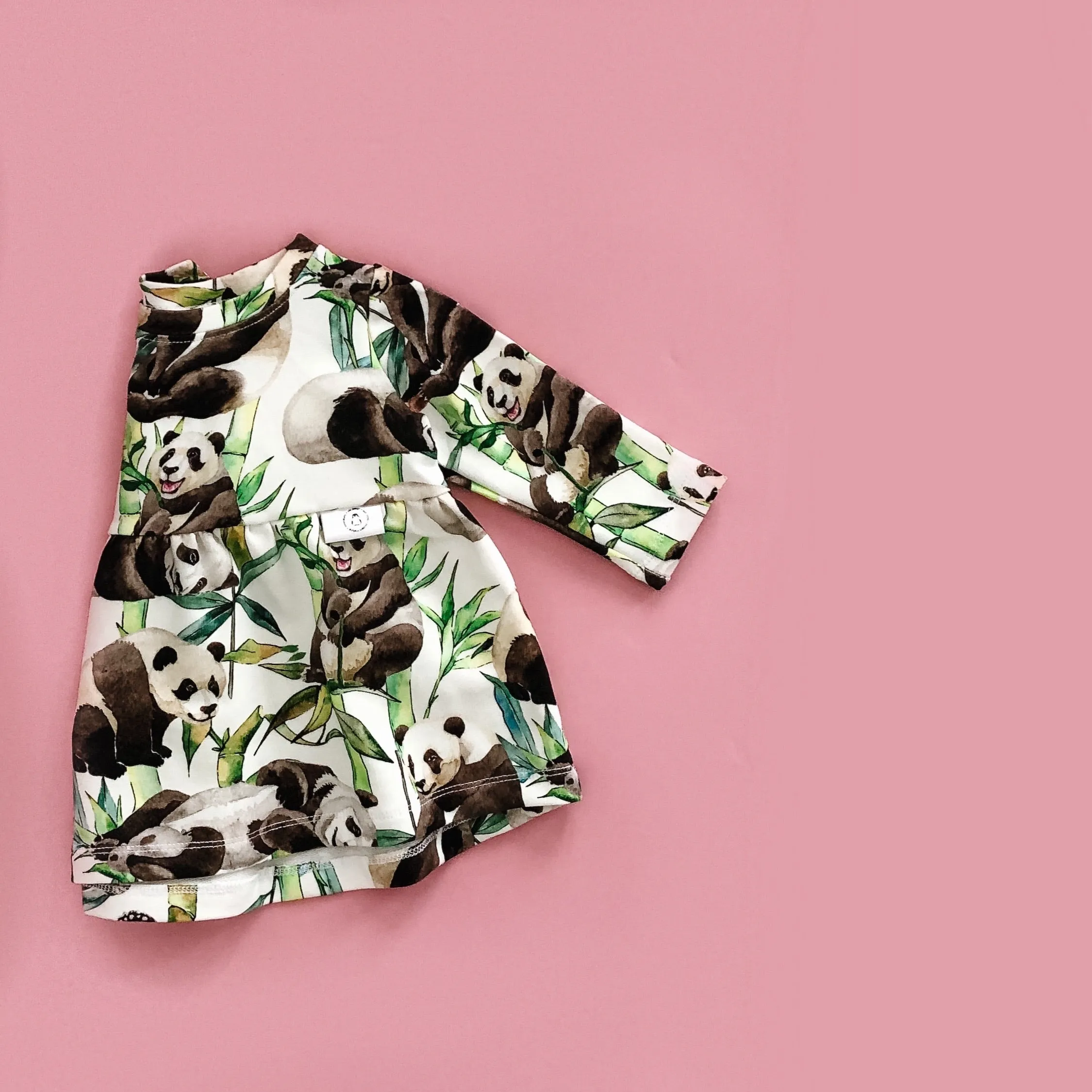 “Zoe” dress with Pandas